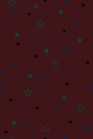 男装几何星形印花华亿平台图片