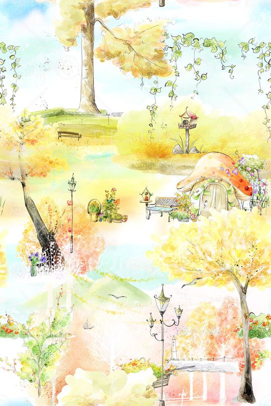 小清新印花华亿平台图片