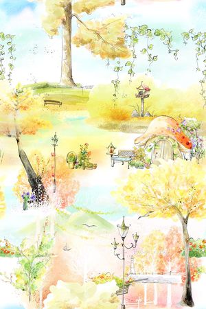 小清新印花华亿平台图片