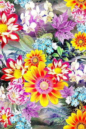 抽象印花华亿平台图片