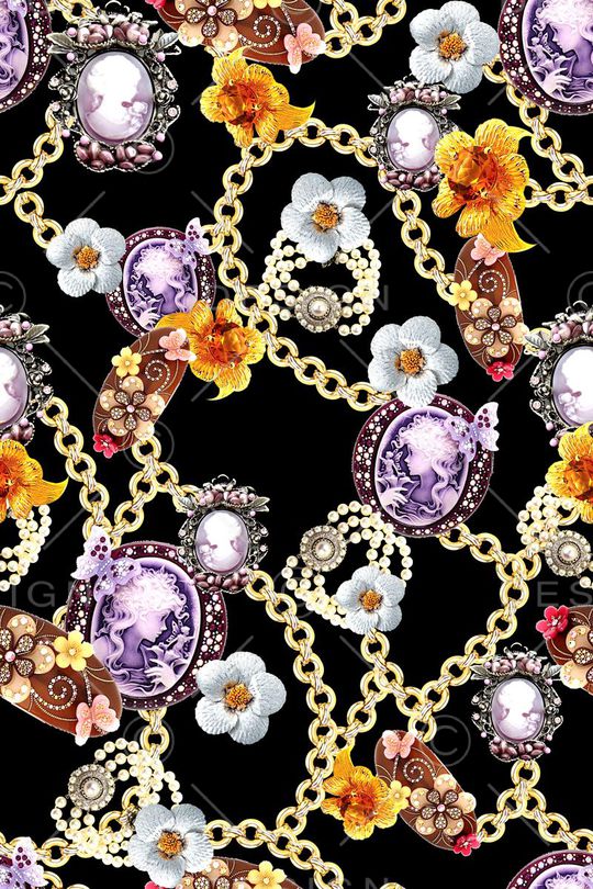 欧式印花华亿平台图片