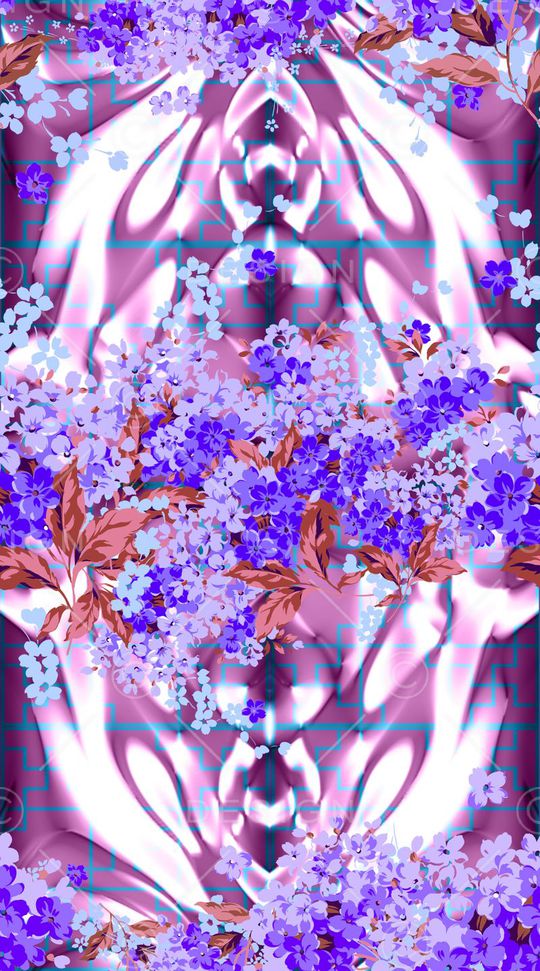 抽象印花华亿平台图片