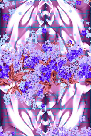 抽象印花华亿平台图片