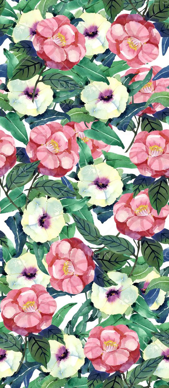 清新印花华亿平台图片