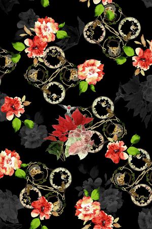 红花印花华亿平台图片