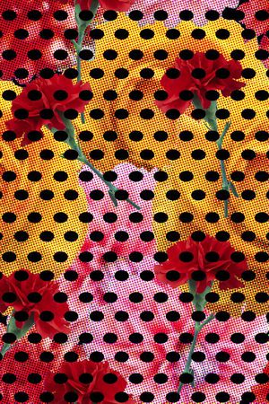 复古印花华亿平台图片