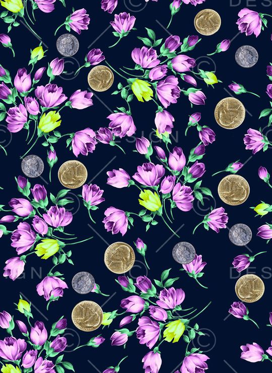 钱币印花华亿平台图片