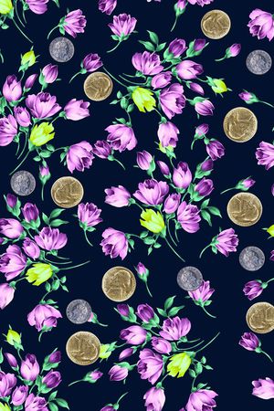 钱币印花华亿平台图片