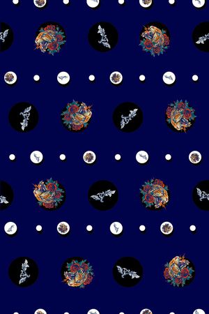 波点印花华亿平台图片