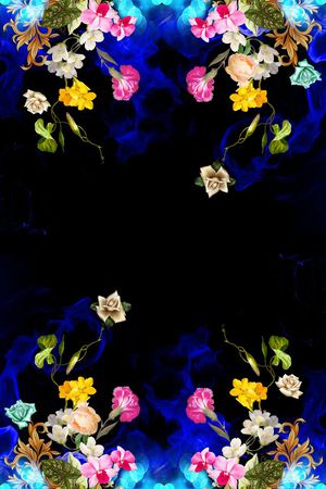 数码高端两头定位印花华亿平台图片