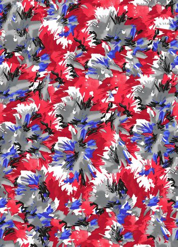 378063-热情春夏西班牙艺术风格花卉组合