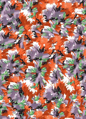 378064-热情春夏西班牙艺术风格花卉组合