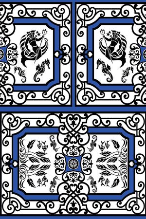 欧式宫廷风印花华亿平台图片