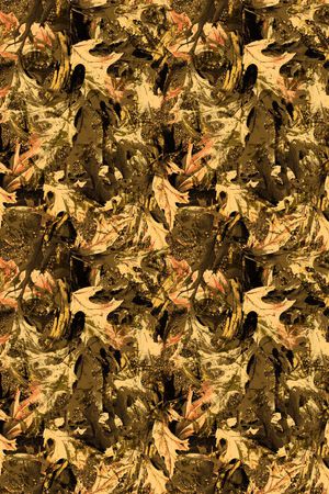 迷彩树叶男士花纹印花华亿平台图片