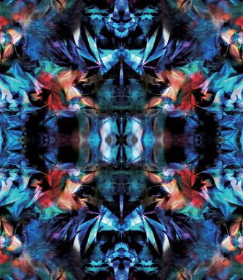 抽象印花华亿平台图片