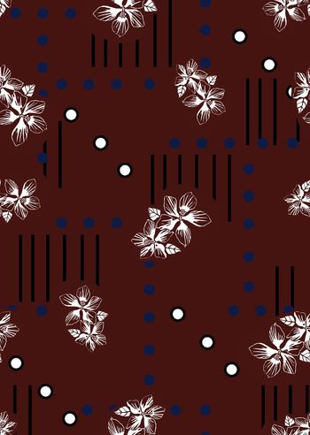 378283-简洁大气男装--圆点花卉线条