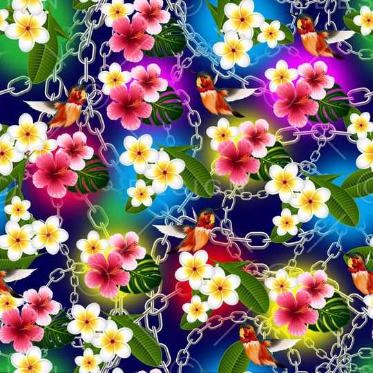 彩色印花华亿平台图片