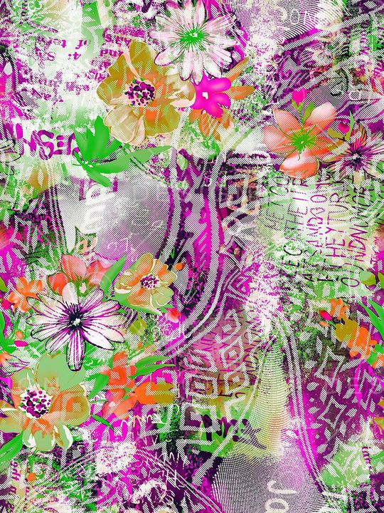 乱花印花华亿平台图片