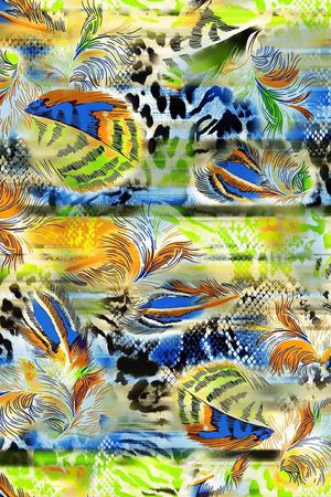 豹纹印花华亿平台图片