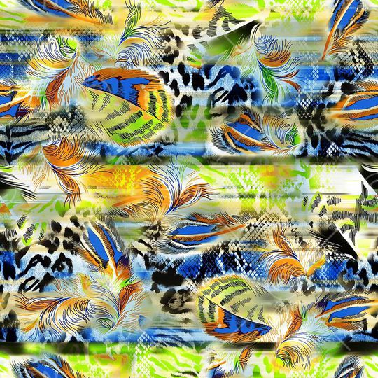 豹纹印花华亿平台图片