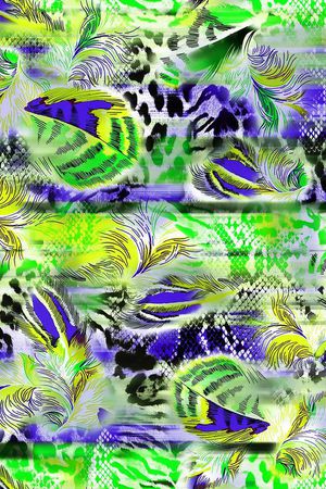 豹纹印花华亿平台图片