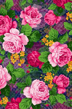 动物纹印花华亿平台图片