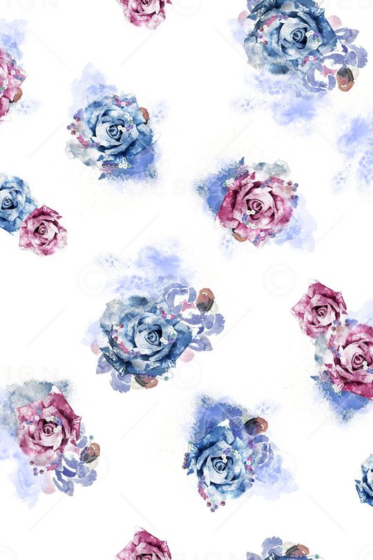 玫瑰花印花华亿平台图片