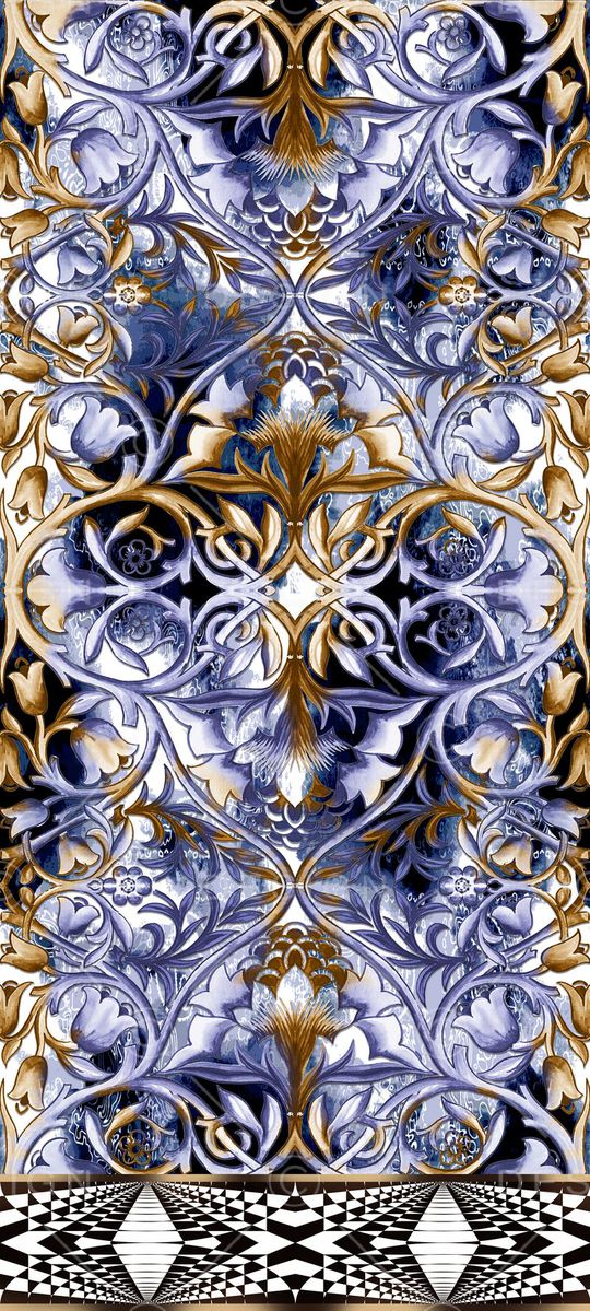 复古印花华亿平台图片