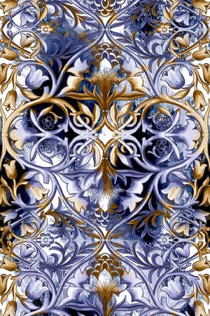 复古印花华亿平台图片