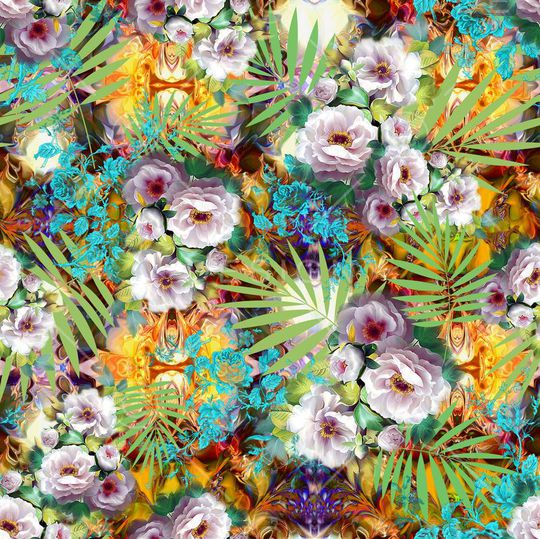 复古印花华亿平台图片