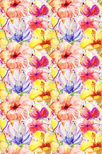 水彩印花华亿平台图片