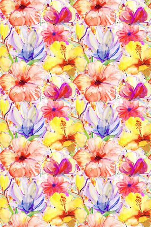 水彩印花华亿平台图片