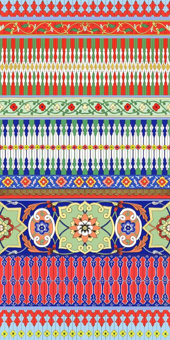 378401-民族风东欧风情欧式复古花纹装饰图案