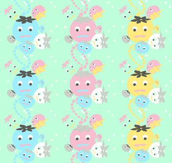 可爱印花华亿平台图片