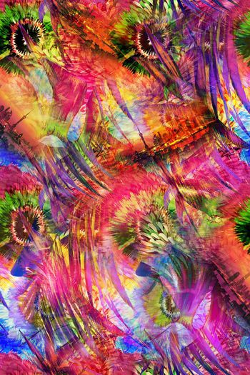 378435-热带花卉风景