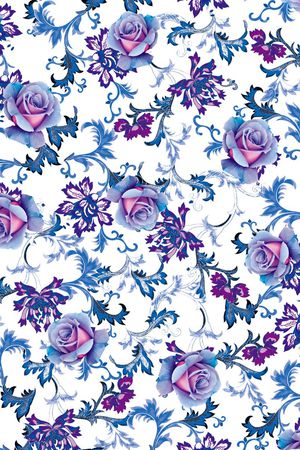 青花印花华亿平台图片