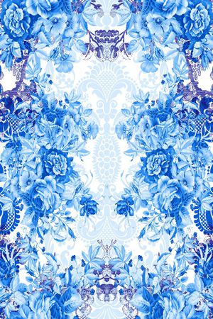 青花印花华亿平台图片