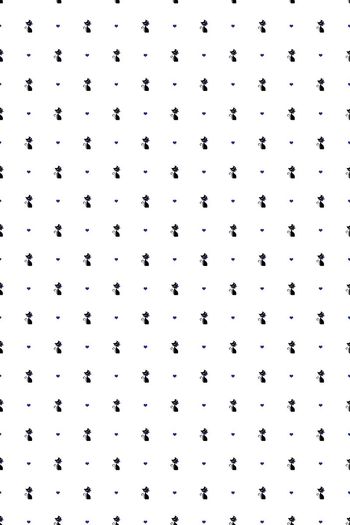 378576-猫 爱心 两套色 简约风格衬衫打底