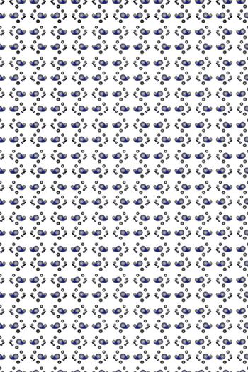 378599-佩慈利 几何花卉 两套色 简约风格