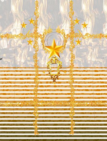 巴洛克印花华亿平台图片