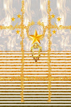 巴洛克印花华亿平台图片