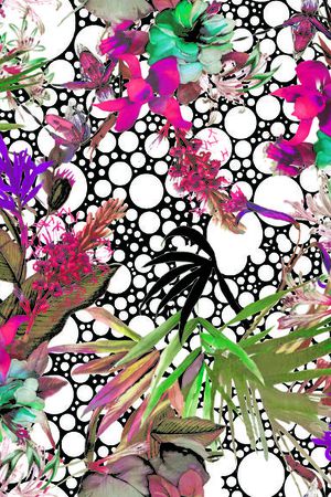 乱花印花华亿平台图片