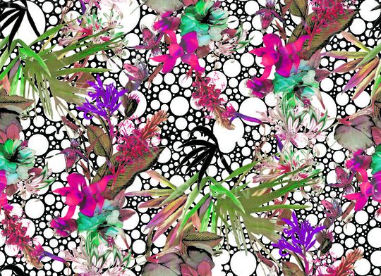 乱花印花华亿平台图片