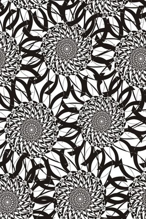 黑白印花华亿平台图片