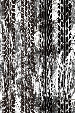 枯枝印花华亿平台图片