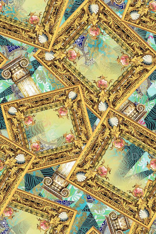 欧式印花华亿平台图片