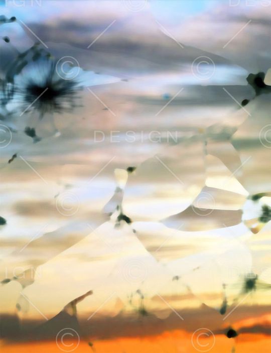 玻璃镜子水印花华亿平台图片