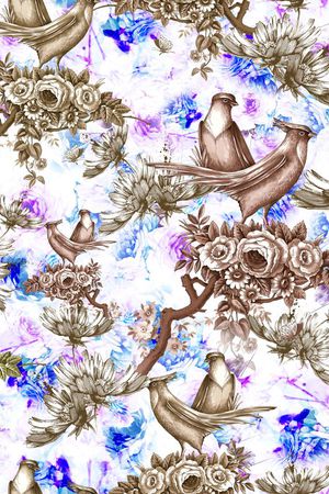 抽象印花华亿平台图片