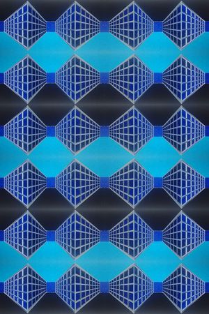 立体几何印花华亿平台图片