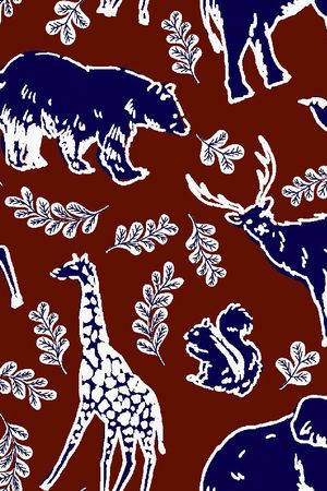 动物印花华亿平台图片